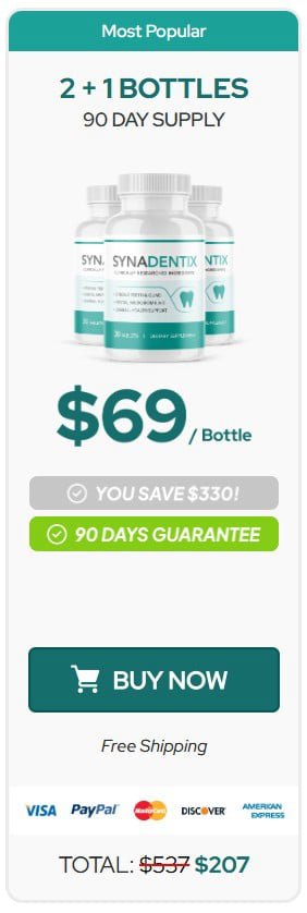 Synadentix 3 bottles